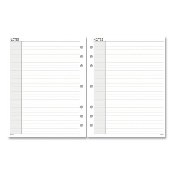 At-A-Glance Lined Notes Pages, 8.5 x 5.5, White, 30/Pack 011200